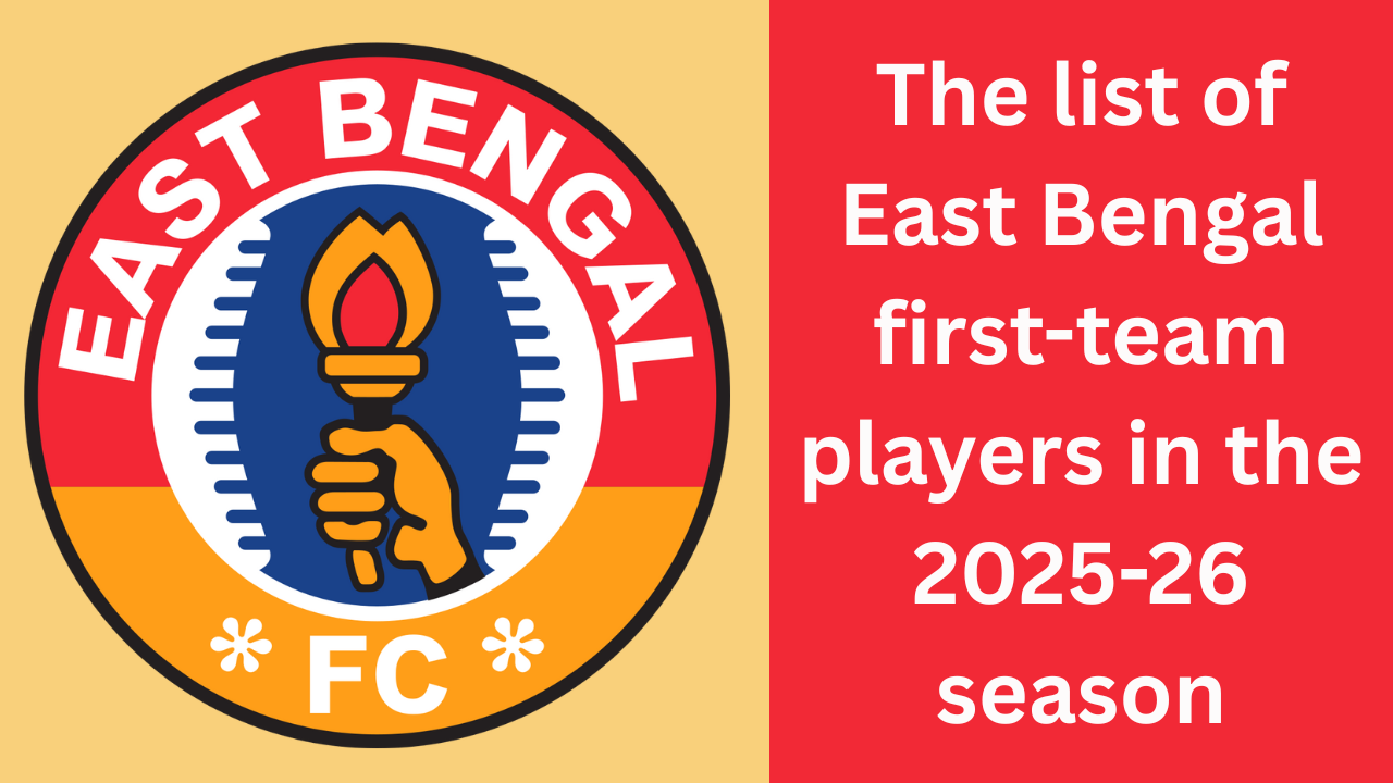 The list of East Bengal first-team players in the 2025-26 season
