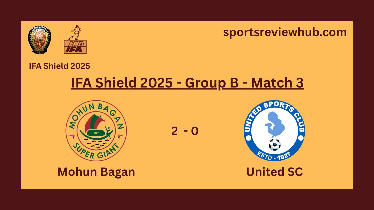 Mohun Bagan Secures IFA Shield Final Spot with 2-0 Victory Over United SC Amidst Fan Protests