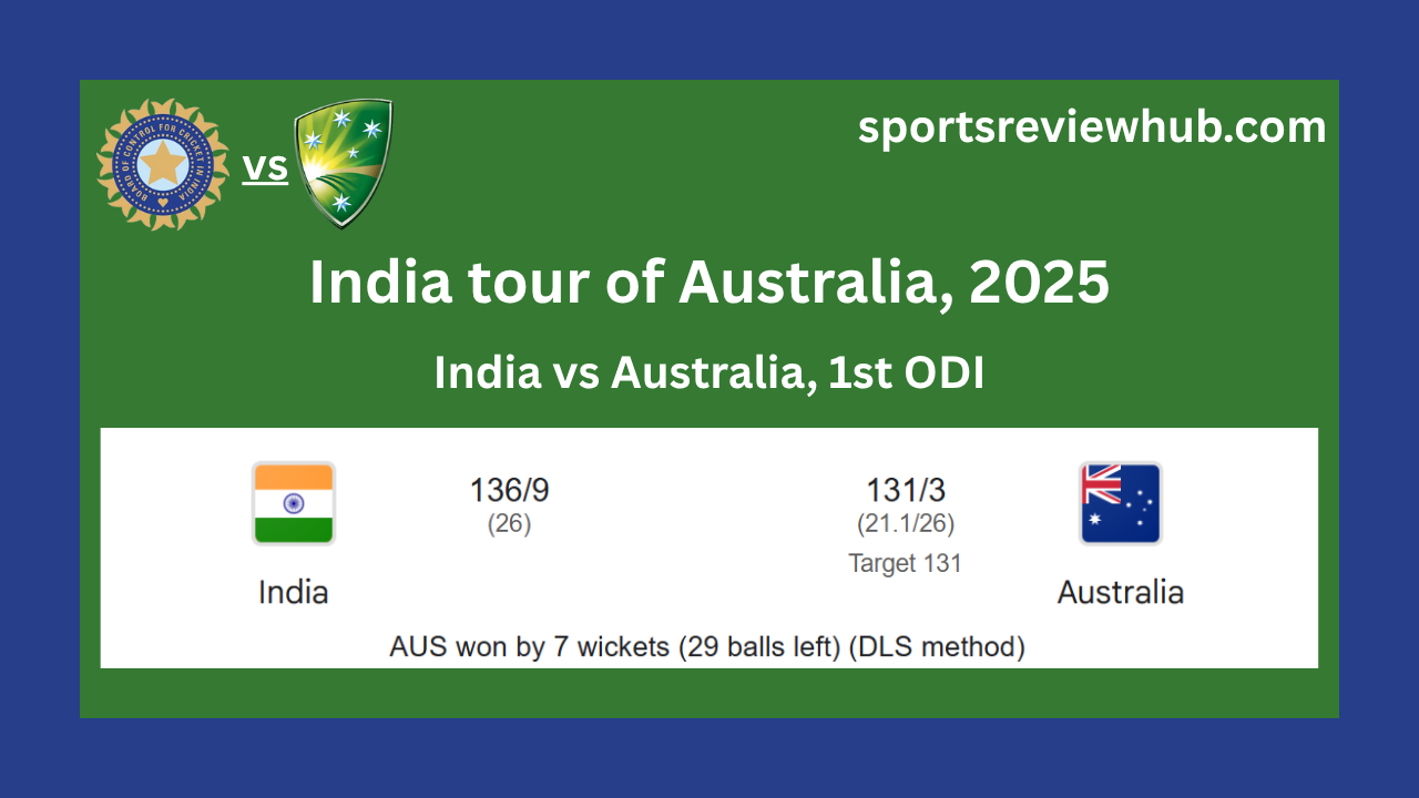 Analysing India's 7-Wicket Defeat: 5 Key Reasons Behind the Loss to Australia in the ODI Series Opener