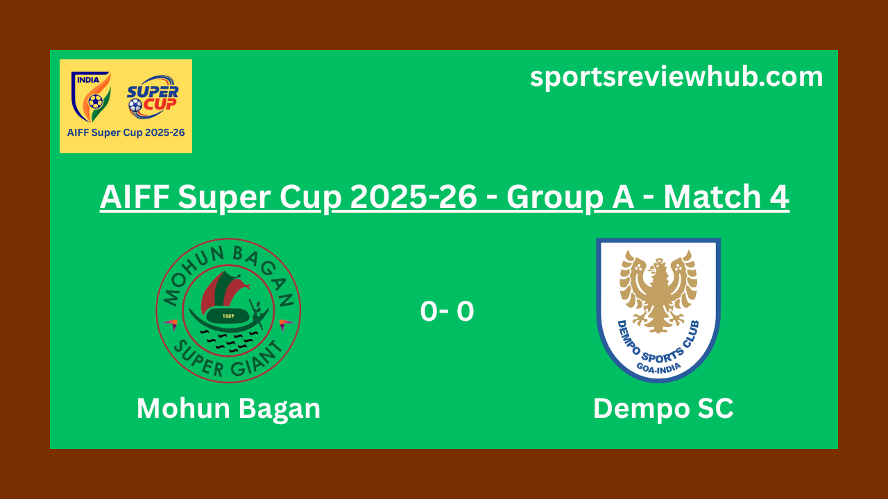 AIFF Super Cup 2025-26: Mohun Bagan Held to a 0-0 Draw by Dempo SC